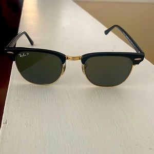 Polarized 49mm Rayban Clubmasters